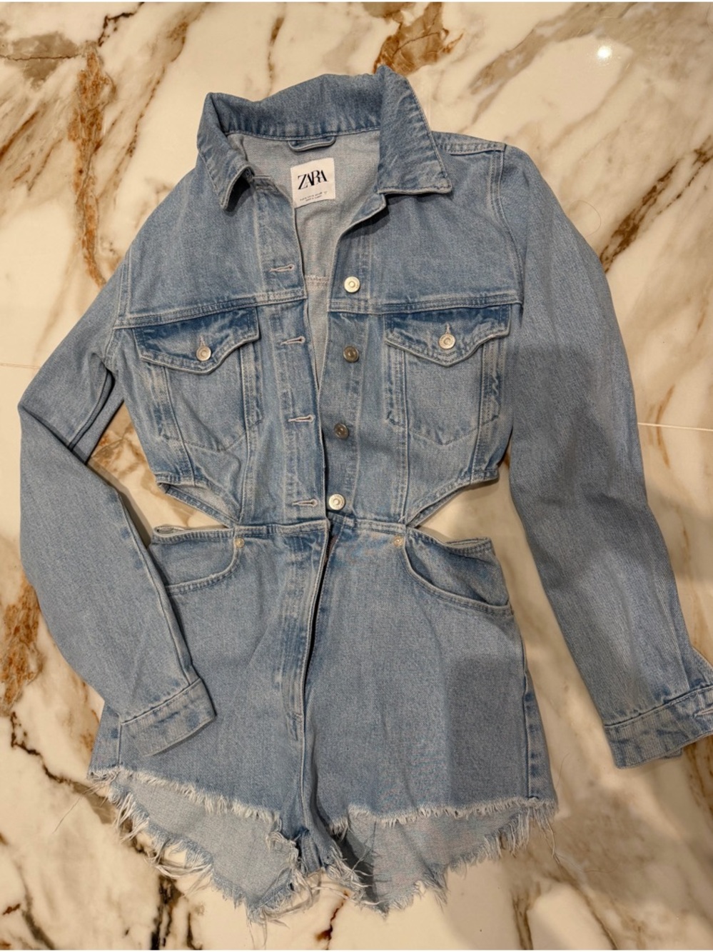 Zara Light Blue Denim Jacket